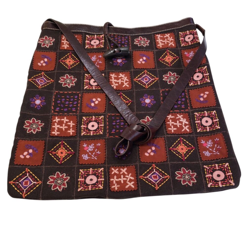 Sigrid Olsen Patterned Handbag / Shoulder Bag, Approx. 14 x 16